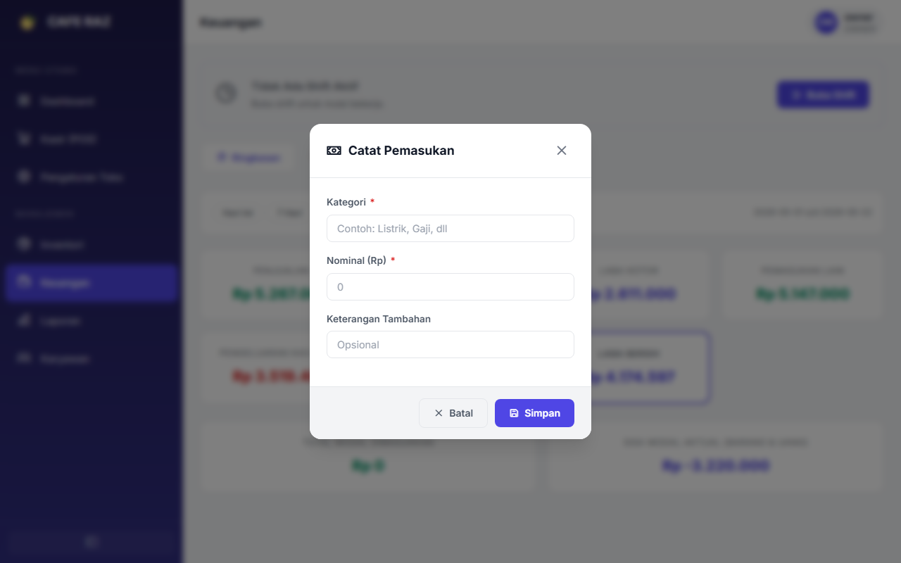 Income Modal